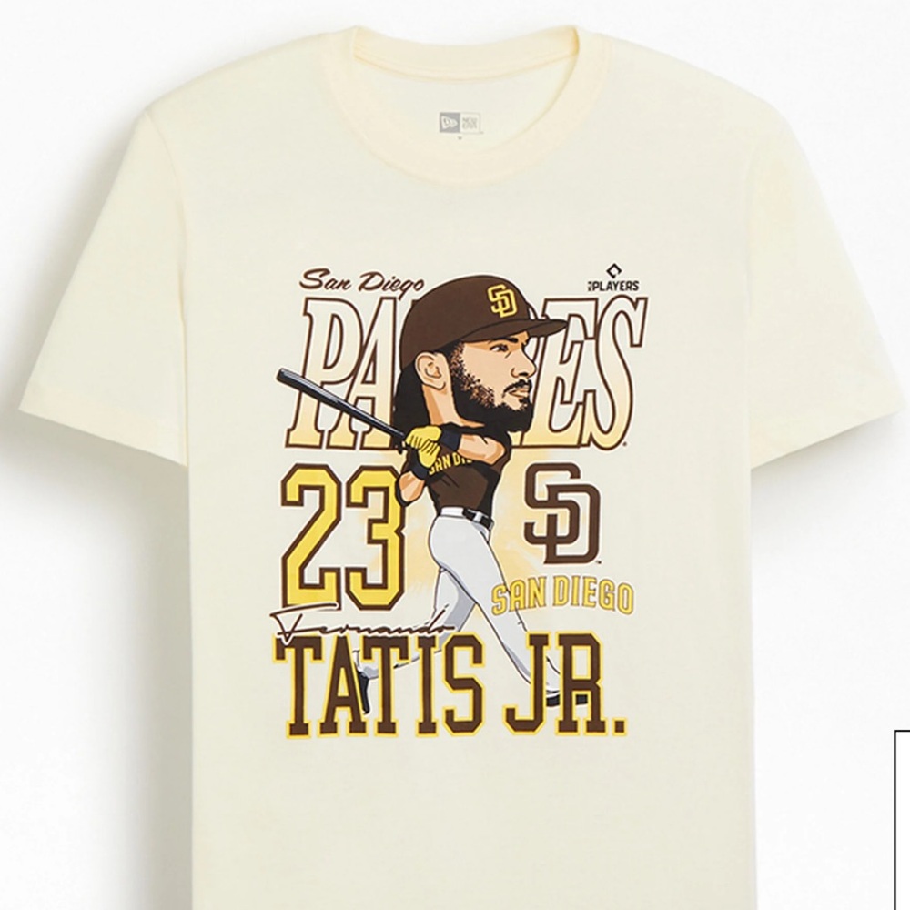 Men's New Era Fernando Tatís Jr. Caricature T-Shirt